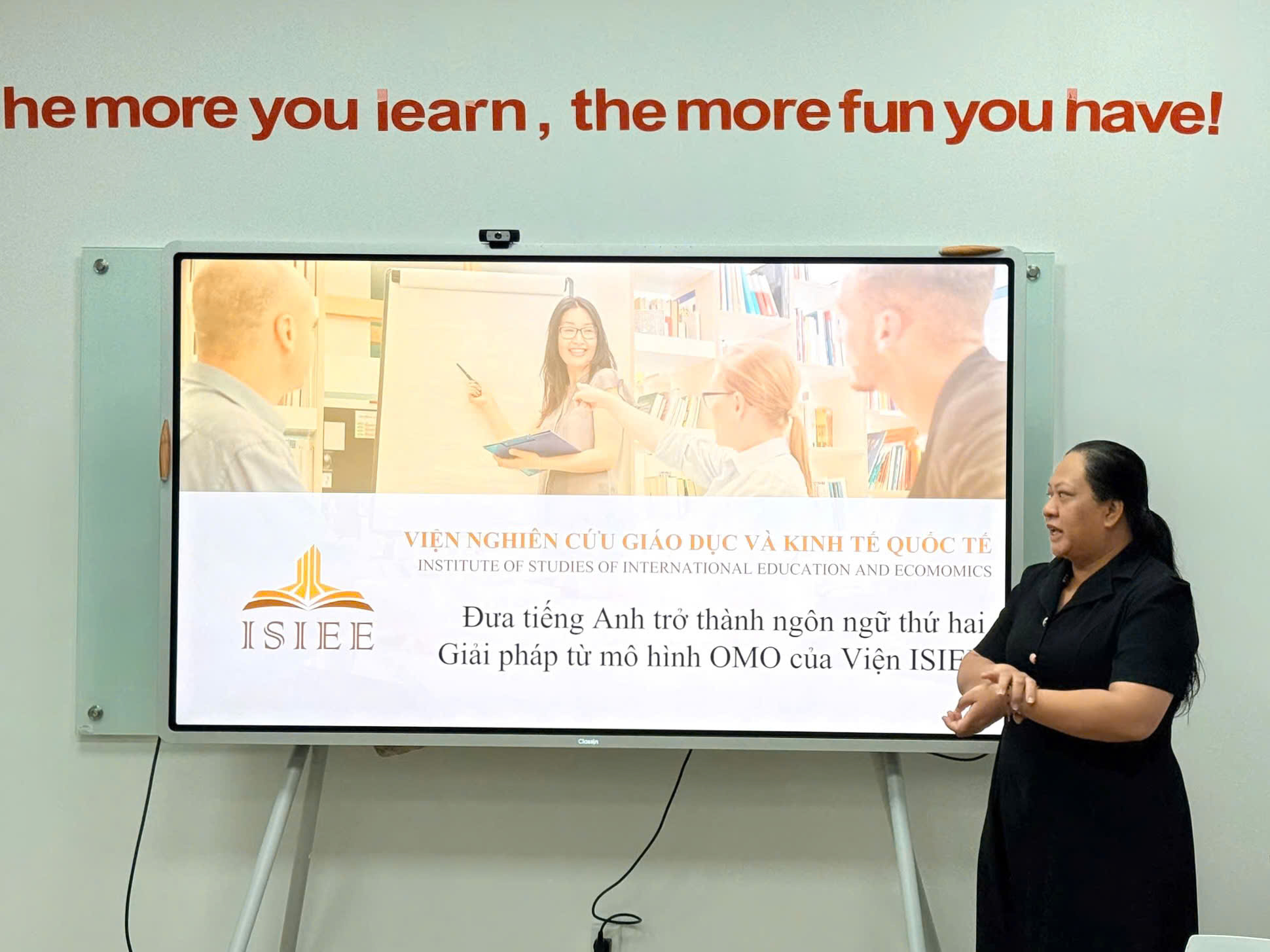 THE ISIEE INSTITUTE HOLDS TRAINING ON ACADEMIC PROGRAMS, ENROLLMENT PROCESSES, AND INTERNAL OPERATIONS FOR ALL STAFF