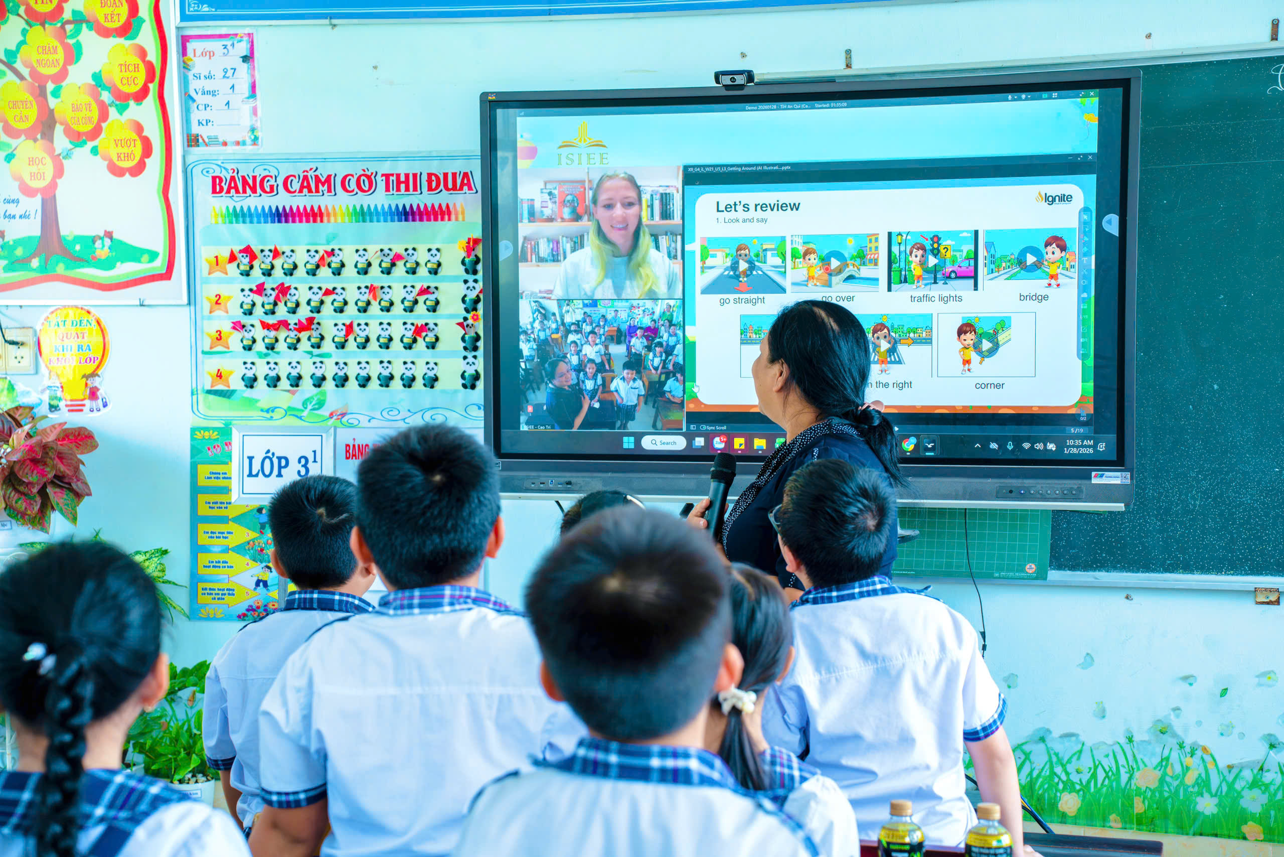 ISIEE Pilots the OMO Teaching Model in Vinh Long Province