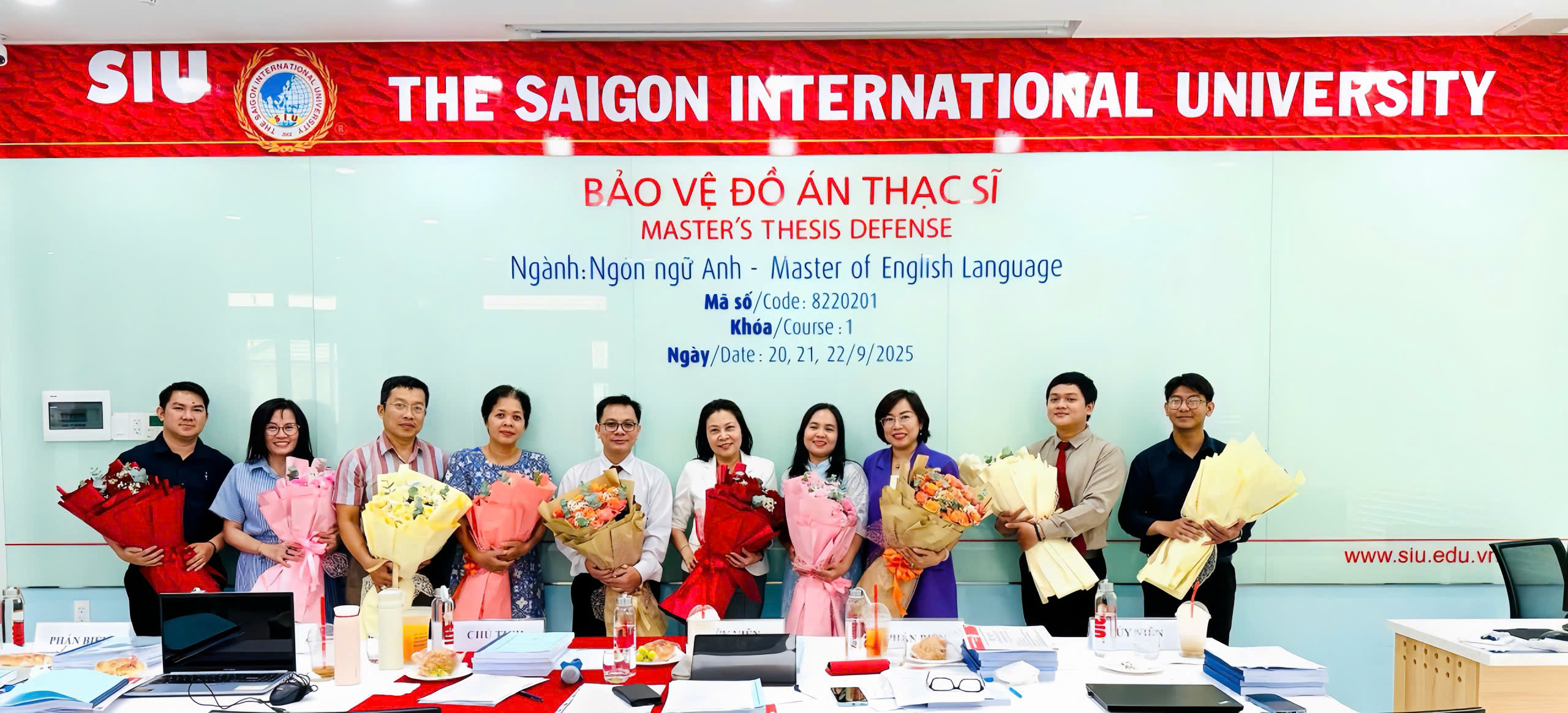 ISIEE Leadership Joins Master’s Thesis Defense Committee in English Language at Saigon International University (SIU)