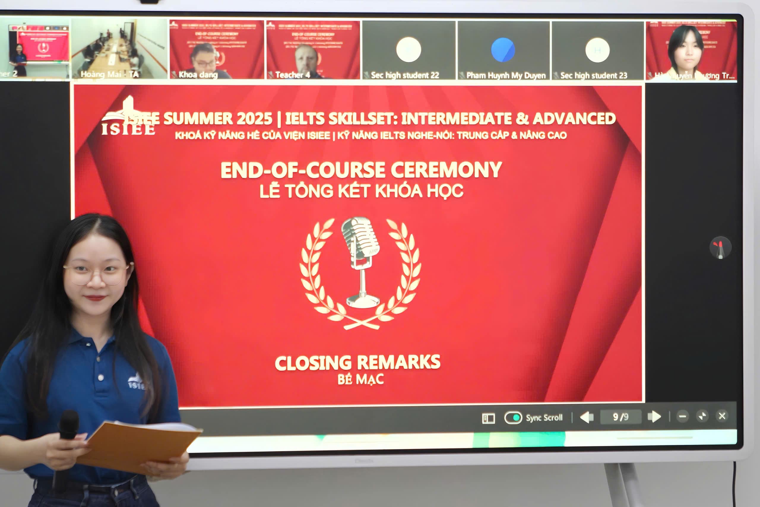 ISIEE Continues to Support Vinh Long’s English Talents Through the Summer 2025 Training Program